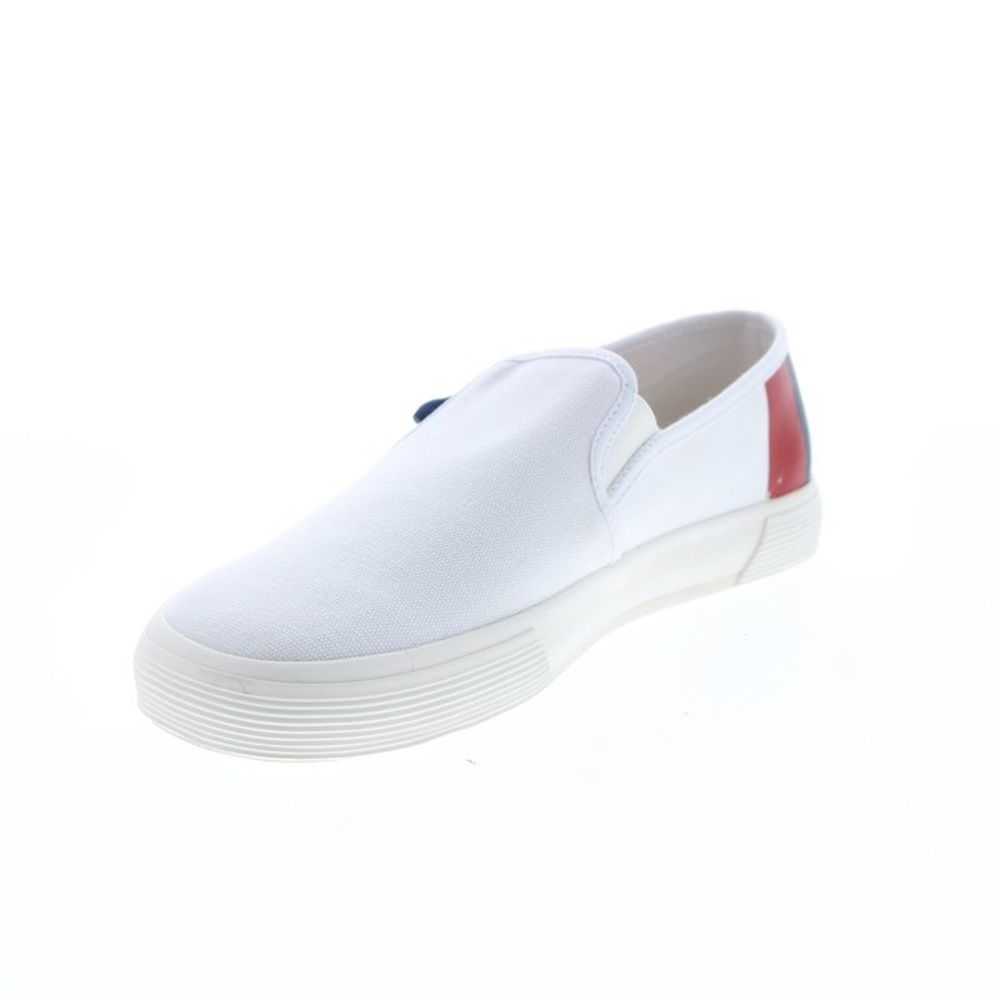 Original Penguin Mens Petey Stripe Slip On White Shoes (NWT) - Picture 4 of 7